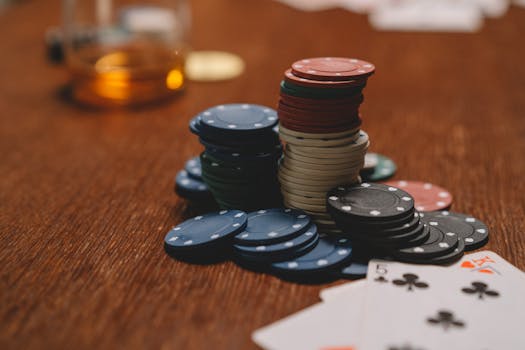 piles of coins and house model