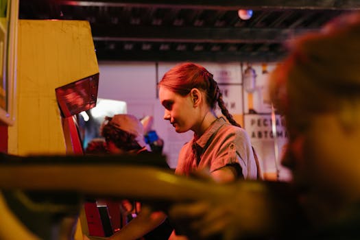 modern bank interior