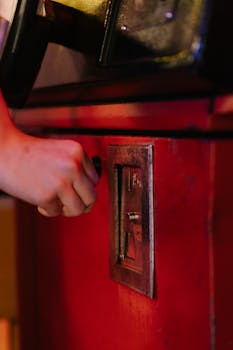 card payment terminal in casino
