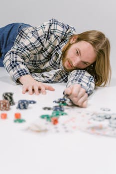 casino chips and cards