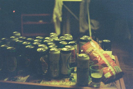casino chips, colorful display